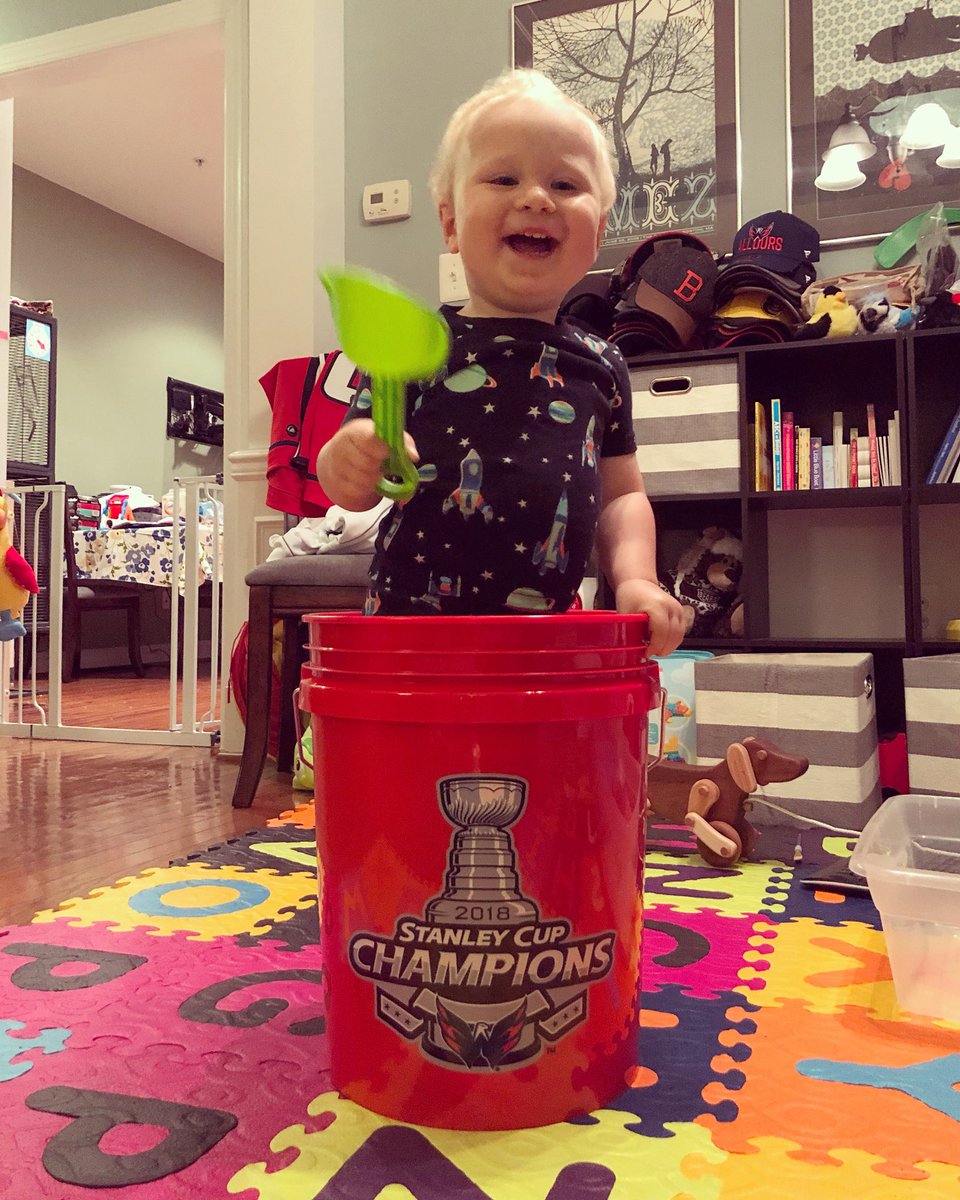 ianoland's tweet photo. Ethan is a Stanley #CupBucket champion! 😂 https://t.co/Ohsn13k2F2