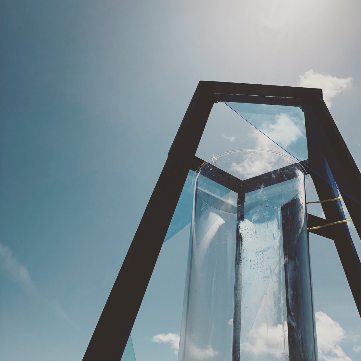 RisingWatersBOS's tweet photo. Ever wonder how to make a 8' tall, 2' diameter plastic tube with a limited budget? We'll be speaking about the design challenges we faced while constructing our floating installation this Thurs 8/16 6-730 at the @EnvoyBoston Only a few tickets left!  https://t.co/BwJt39emYZ https://t.co/mm1IQM7EA5