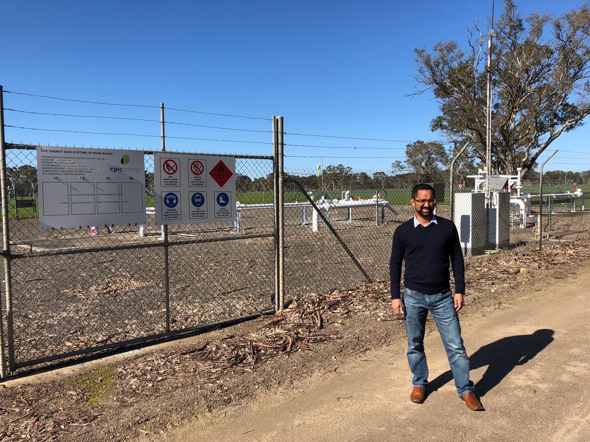 CliveDCruz1's tweet photo. Katnook facility in Mount Gambier, great to also catch up with local Beach Energy personnel for a quick chat on the exciting prospects for gas in the region. https://t.co/tKU0k0xNKq