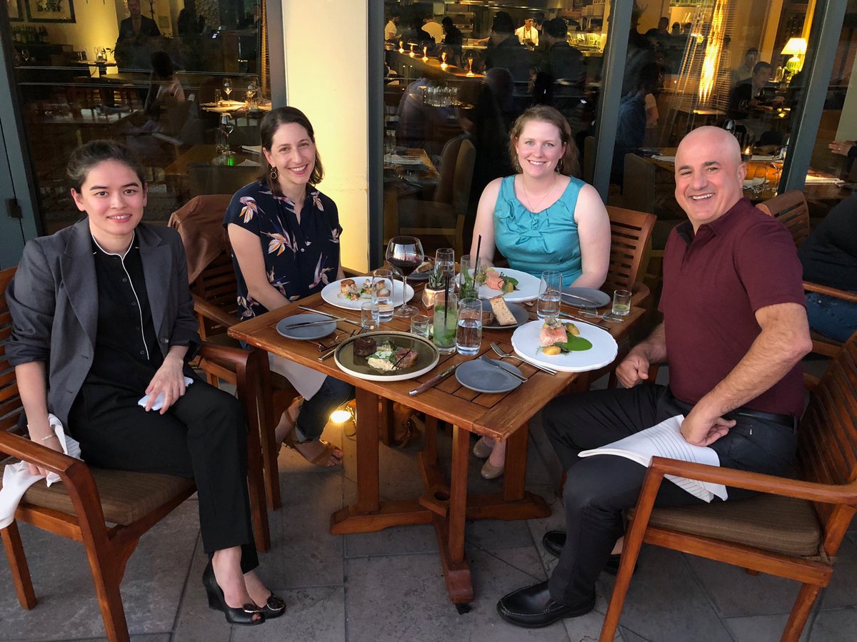 Graduation dinner for the 2018 OR management fellows congratulations!
