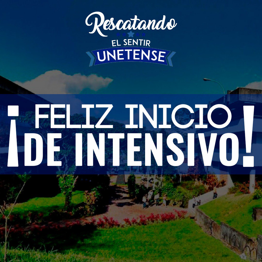 RutaUnetense's tweet photo. De parte de todo nuestro equipo, los mejores deseos para este Intensivo!
#UNET #RU7 https://t.co/AVAHeDRTpN