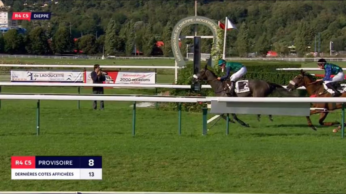 FreddyTett's tweet photo. Delighted with Augustini today in Dieppe finishing 2nd carrying a load of weight. very much looking forward to him going over fences. #greatspin https://t.co/UPG35Rwhf7
