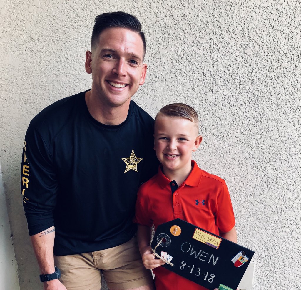 Love being this kids dad. #firstgrade