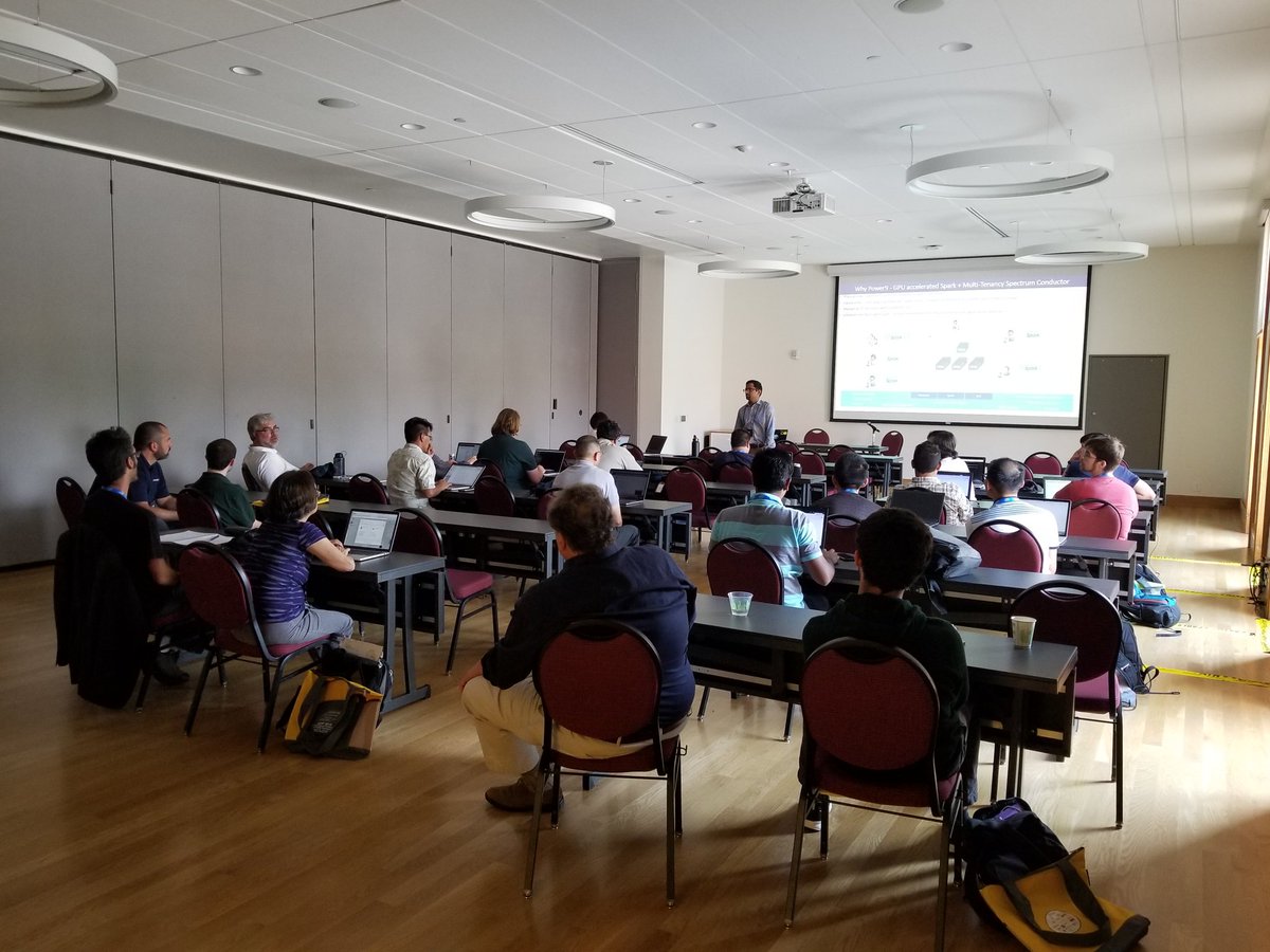 pvaneckw's tweet photo. Engaging #OpenPower tutorial session at #ICPP showing users how they can accelerate their #AI workloads using Power systems and #PowerAI! @icpp_conf  w/ Steve Fields, Amit Juneja, and @diepcc. #OpenPower  @GanesanBlue https://t.co/Jf96UqKqnp
