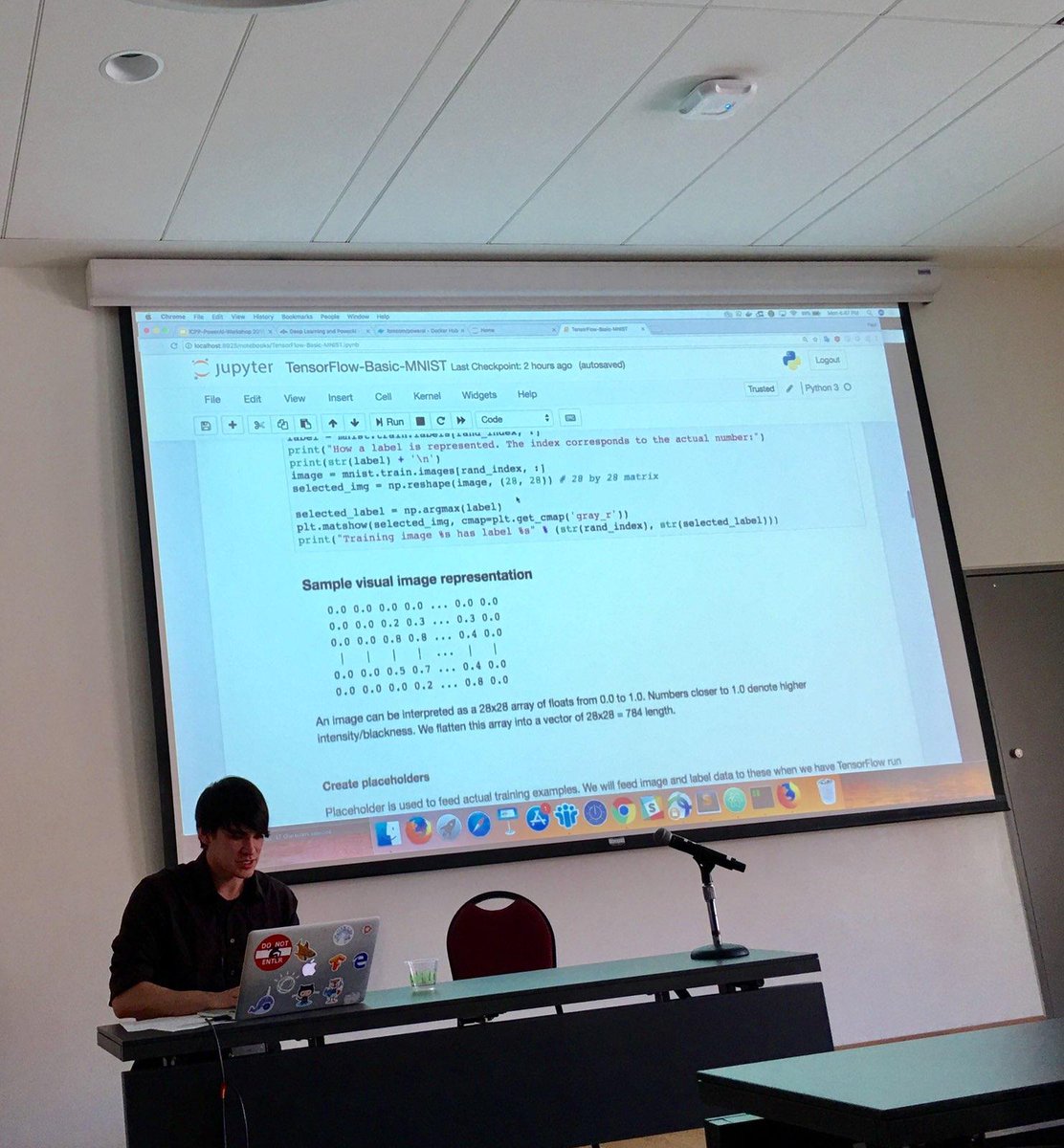 pvaneckw's tweet photo. Engaging #OpenPower tutorial session at #ICPP showing users how they can accelerate their #AI workloads using Power systems and #PowerAI! @icpp_conf  w/ Steve Fields, Amit Juneja, and @diepcc. #OpenPower  @GanesanBlue https://t.co/Jf96UqKqnp