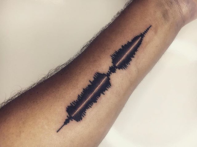 Sound Wave Tattoos