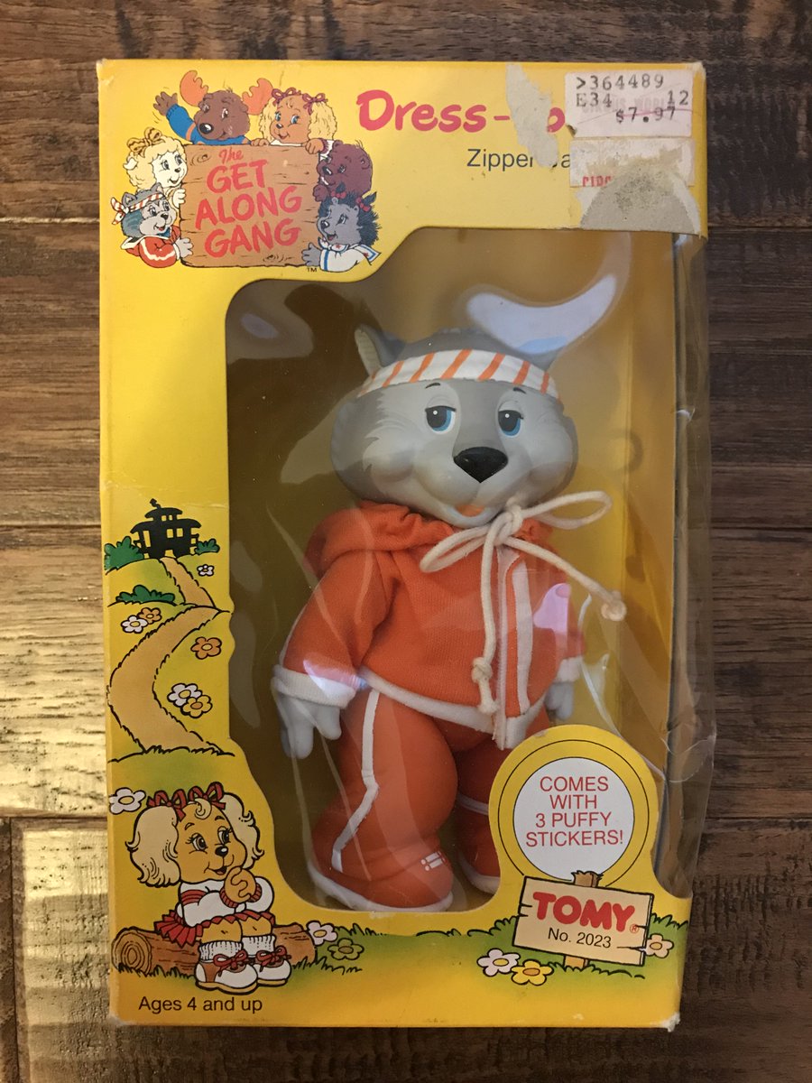 TBTheClockToys's tweet photo. (3) 1984 Vintage (TOMY) "THE GET ALONG GANG" (DRESS-UP KIDS) Figures just added to store. https://t.co/2OdnN26tPg
https://t.co/VQGEHaM9LF
https://t.co/BlDRpoUzL5 #TheGetAlongGang #DressUpKids #ZipperCat #DottyDog #MontgomeryMoose #PuffyStickers #Dressable #Poseable #Vintage https://t.co/D3k1GkdBLW