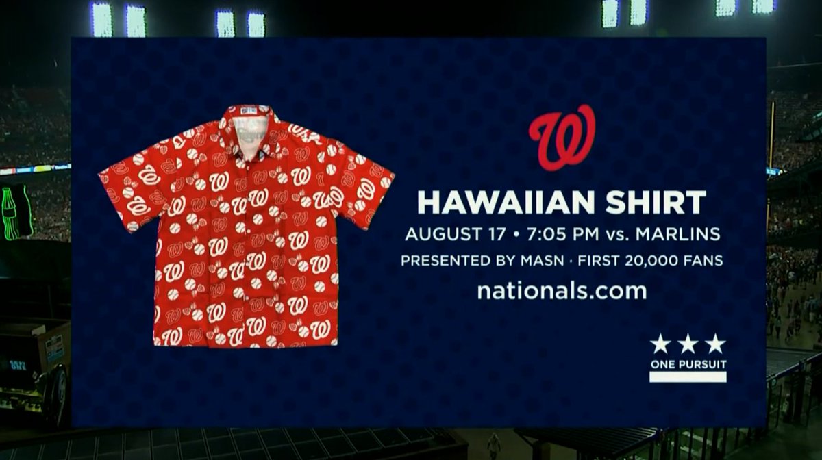 nationals hawaiian shirt