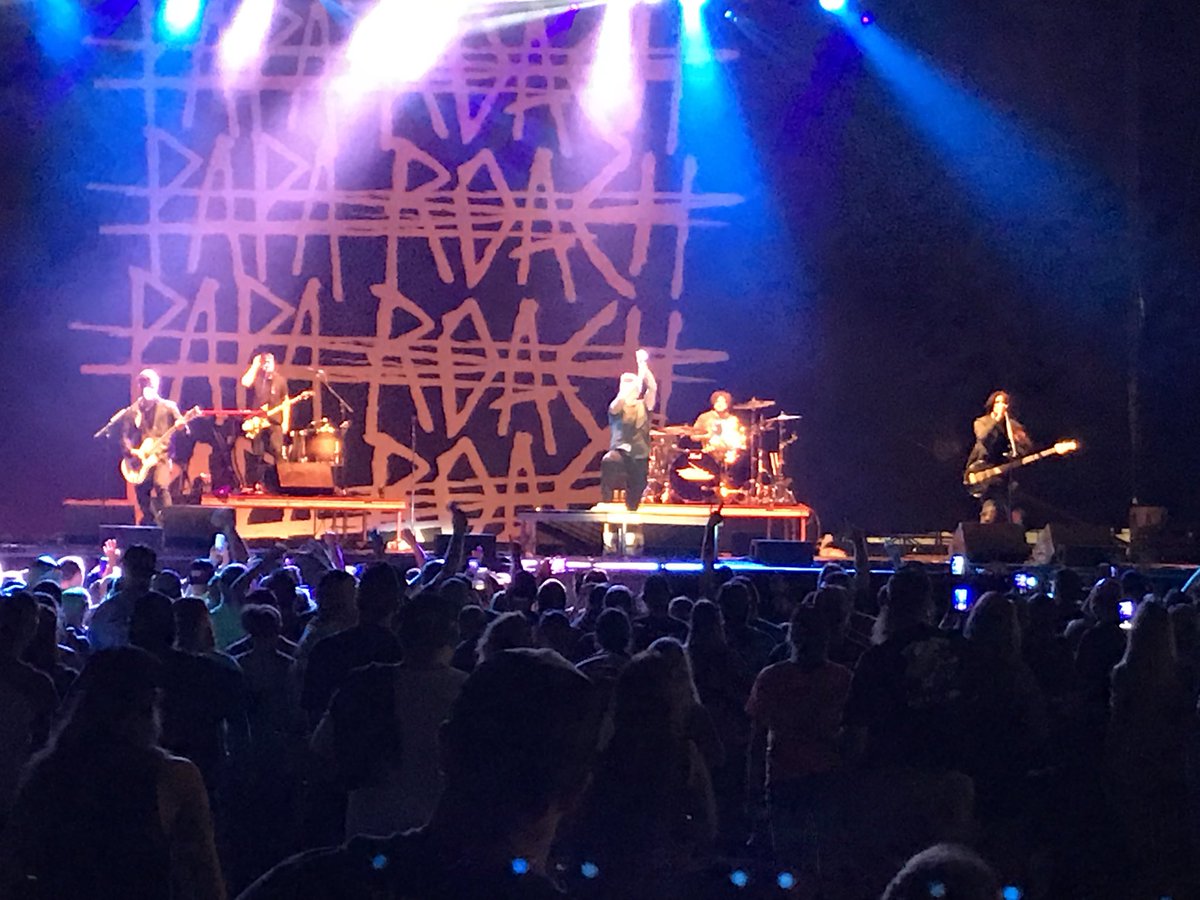 LAZER1033's tweet photo. Monday night with @paparoach at the @IowaStateFair Grandstand https://t.co/yfJyq8h3jI