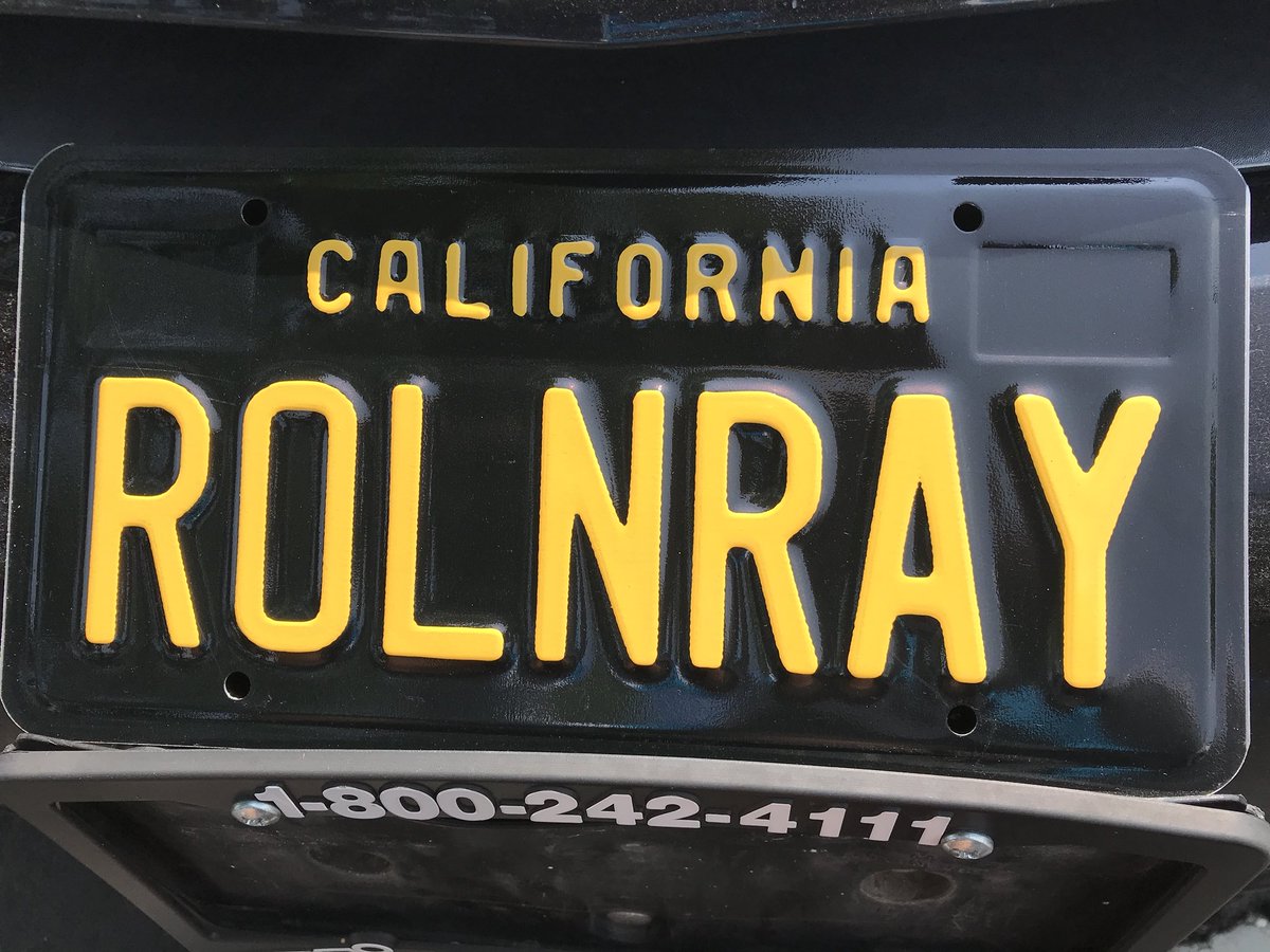 rollingwithray's tweet image. Finally picked up my new plates #zoomzoom