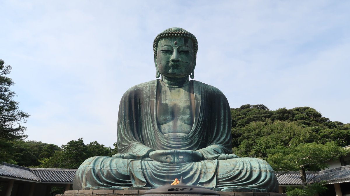 銅造阿弥陀如来坐像