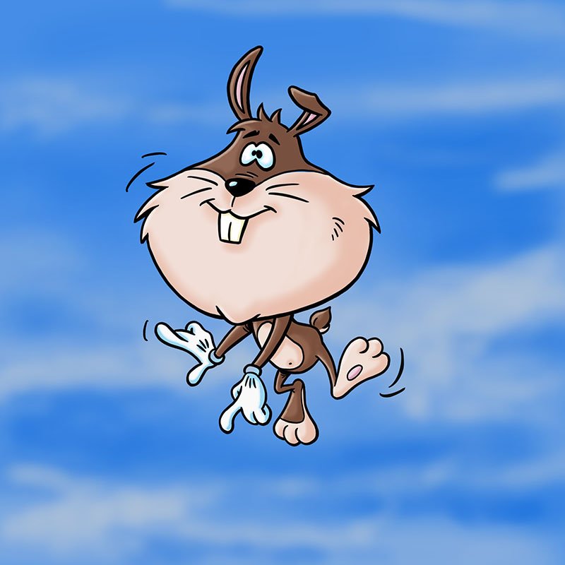 Dave_Windett's tweet photo. My inflated Rabbit for @Animaloonies #RabbitloonDay drawn with an Apple Pencil in ProCreate app on iPad Pro #rabbitloon #animaloon_collective #procreateapp #Procreate #ipadpro #ApplePencil https://t.co/tpbMGq21XF
