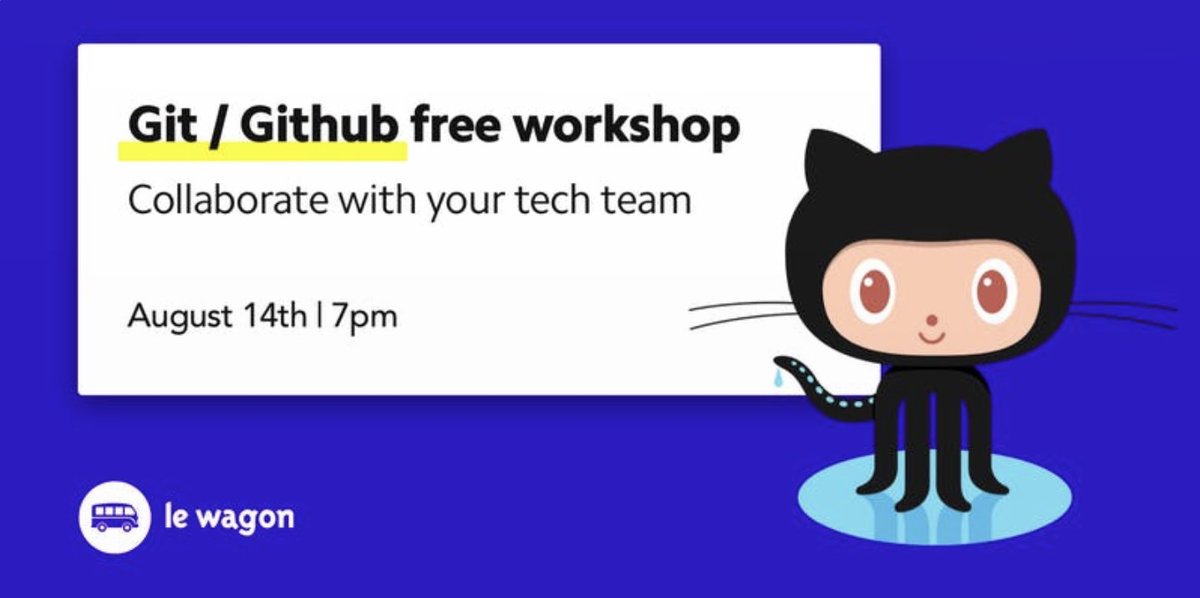 LeWagonLondon's tweet photo. A few spots left for our workshop tonight 👉https://t.co/HirALeALCi
Join us and discover what a #push or a #commit is! 💻

#CodingBootcampLondon #LearnToCode #CodingWorkshop https://t.co/qYjq8FSpAu