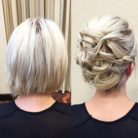 Crazyforus Com On Twitter 15 Nice Updos For Short Hair
