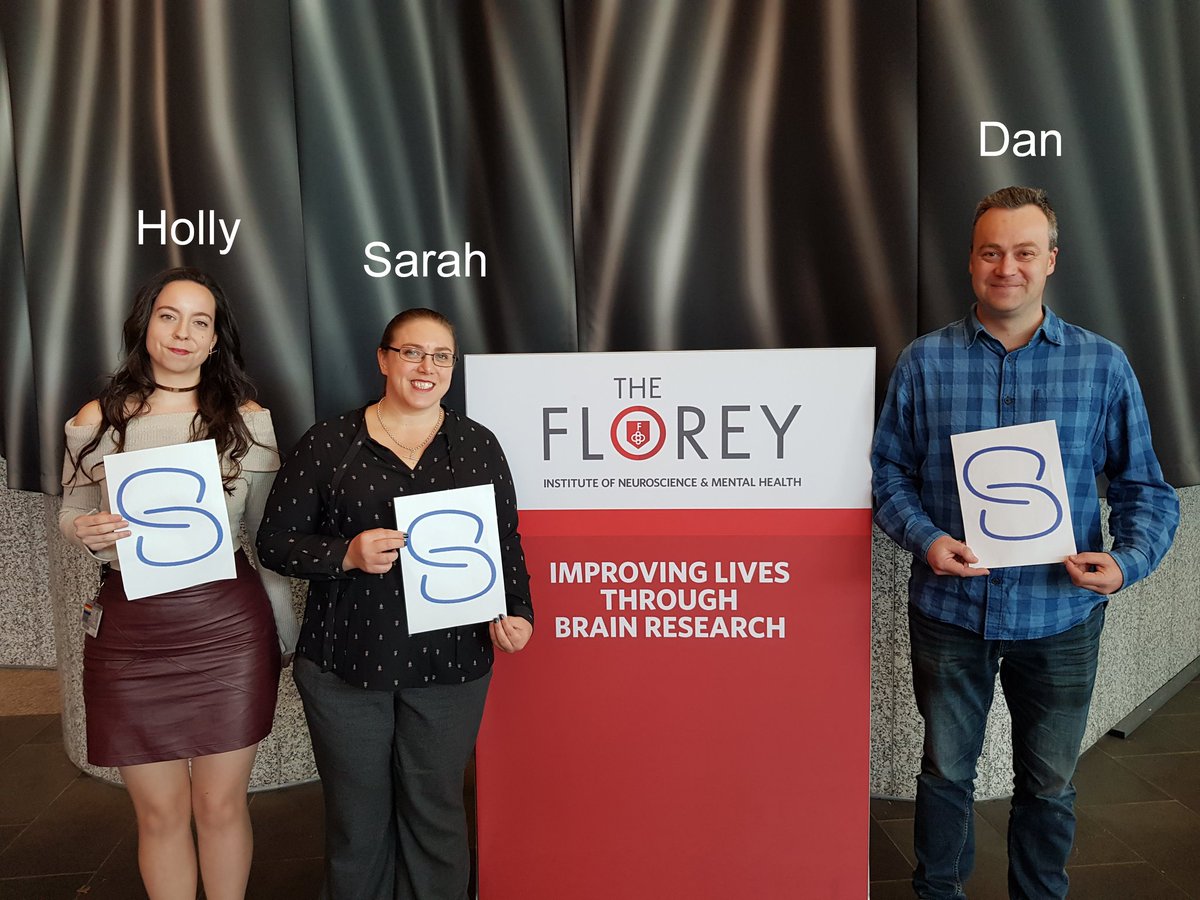 TheGordonLab's tweet photo. @KBGenesBrains @TheFlorey contingent on publication day. Sarah Gordon (@TheGordonLab) and @SynapticHolly performed the functional studies of mutant #SYT1 while Fabian Bumbak (absent) and @Danscooter ran the molecular dynamics simulations. https://t.co/wlbvWPcBAJ