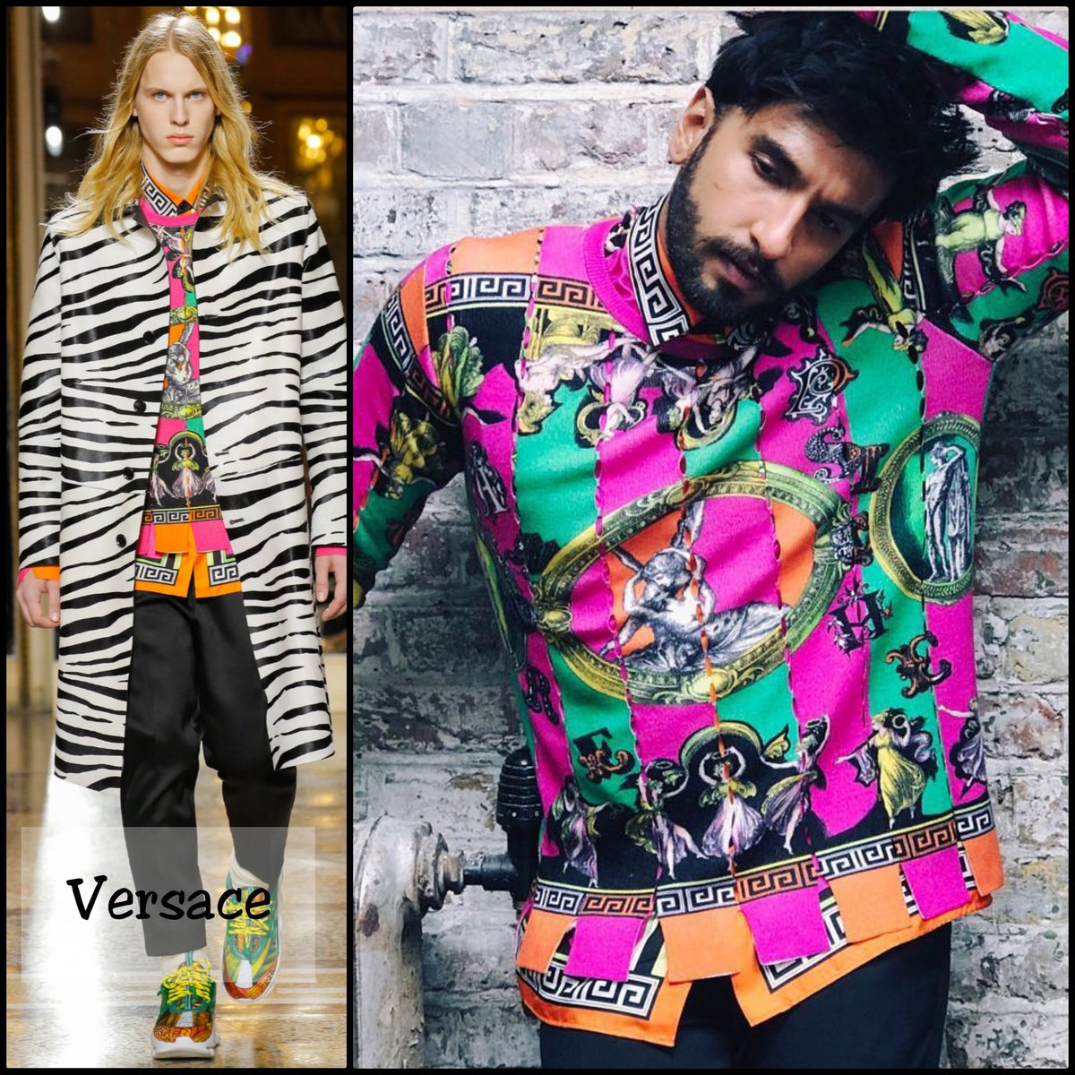 versace shirt ranveer singh