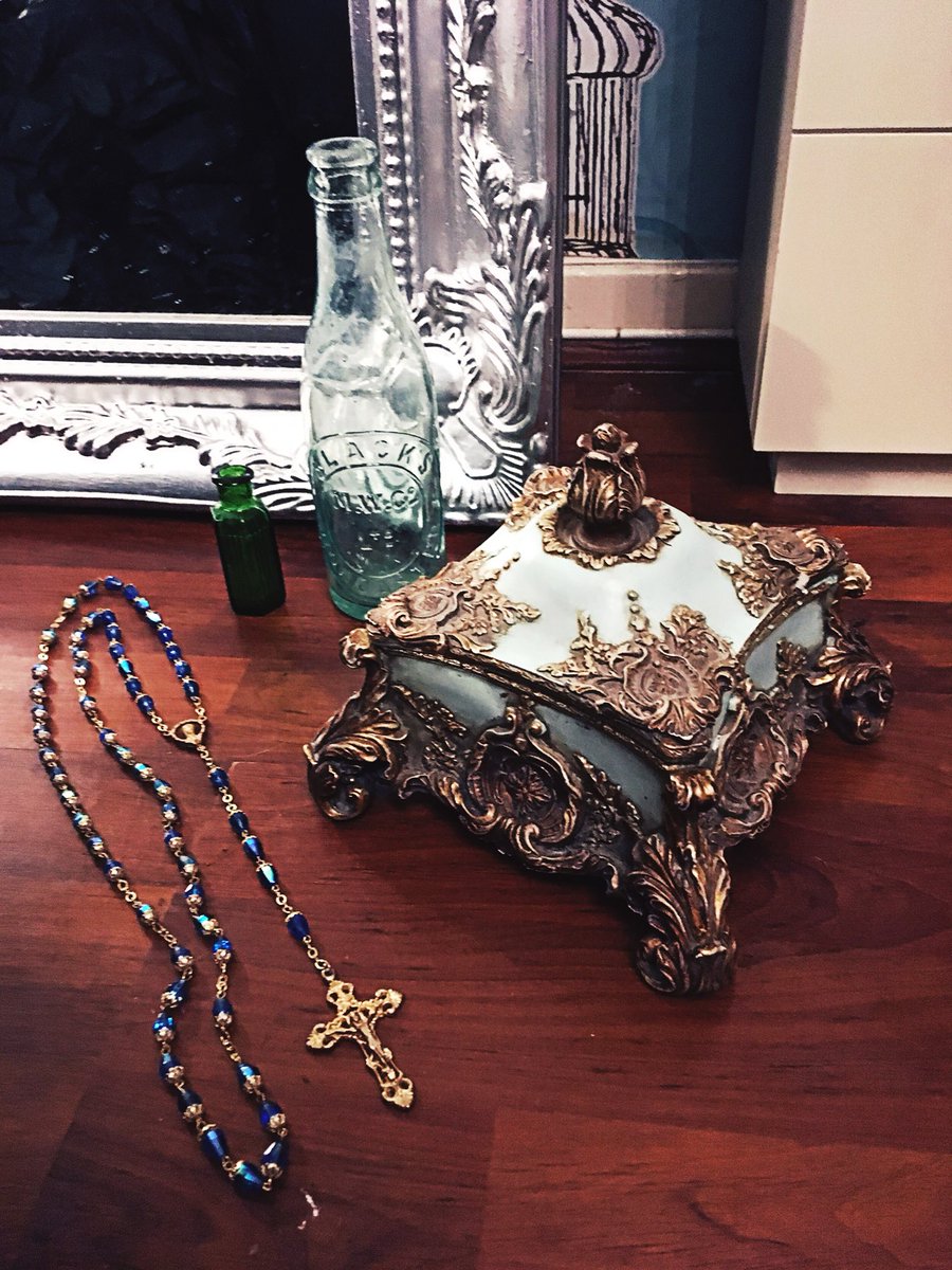 I’m glad we checked the antique shops were open. Look at these beauties.
I went through many bottles before settling on these. Including a near 100 year old medicine that Rien immediately uncorked and we sniffed to find smelled of pure danger. 
Stay tuned to see if it’ll kill us.