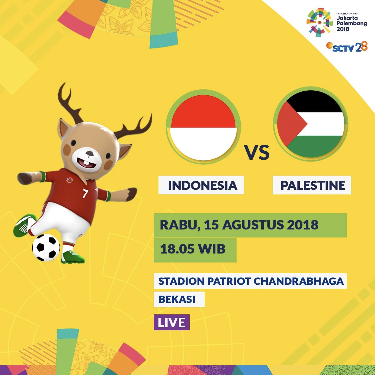 Timnas U23 Indonesia Vs Palestina Jadwal Live Streaming SCTV