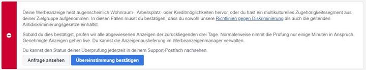 maanet's tweet image. Prüfen die die Ad den wirklich? Es geht um digital Marketing und nicht um braunes Gelaber! Die dritte Ad schon!

ift.tt/2w18b5c
riminatory_practices

Das einzige was ich ausschließe sind die Expats(all).

GRMMMLLLL #growthhacks ift.tt/2P7k8z1