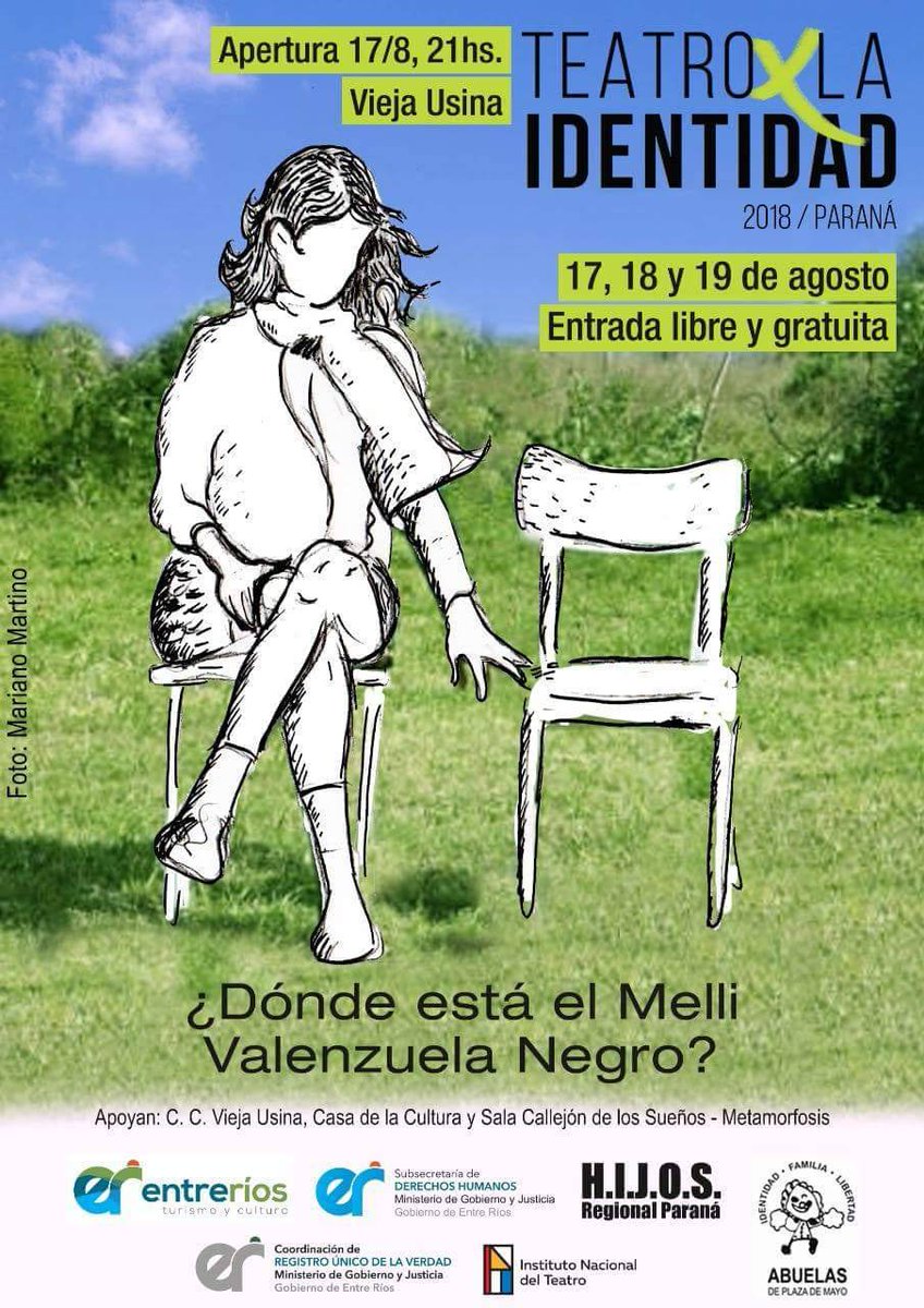 lanotadigital's tweet photo. Teatro por la Identidad https://t.co/O0ZFA9PHrS https://t.co/3GCQzkpjUW