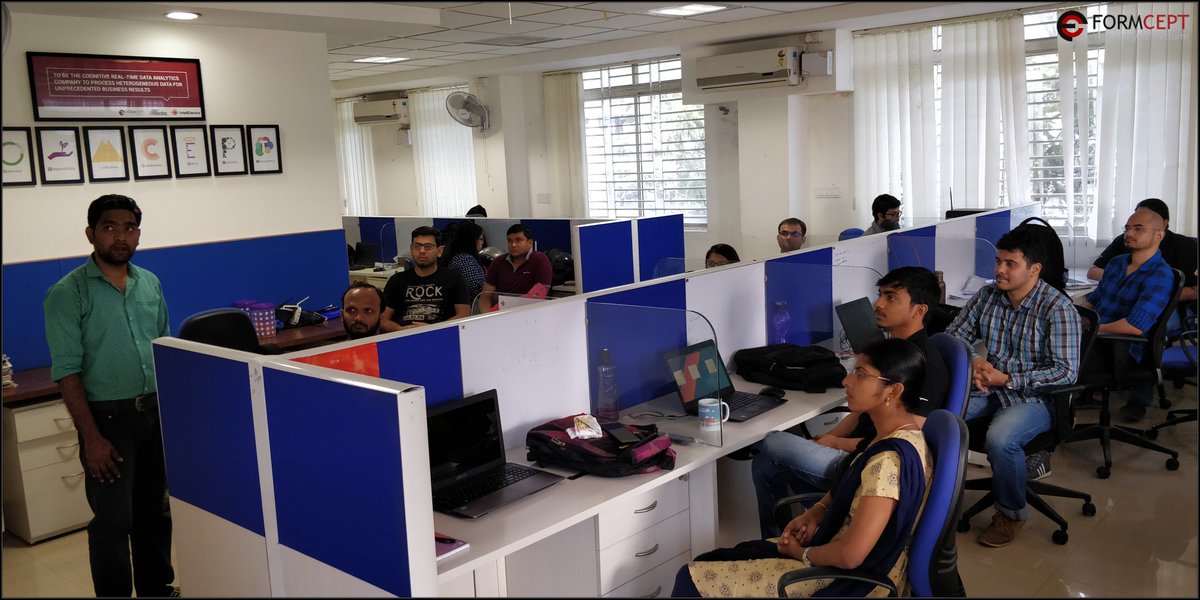 FORMCEPT's tweet image. #INSIDE_FORMCEPT

Last Friday, we had a BoF Session by Anil where he talked about #LogAnalytics and how it is applied in #MECBOT and Sentinel components. FORMCEPT&apos;s Sentinel offers #RealTime #LogAnalysis and is capable of collecting, correlating, and analyzing machine #data.