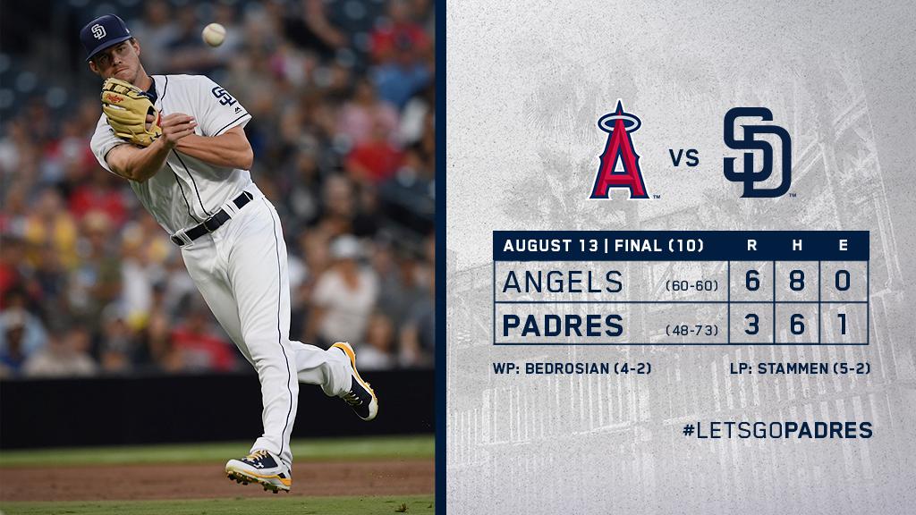 RECAP: Myers solid in third base debut, but Angels take series opener  📝 atmlb.com/2BhdX8S https://t.co/NC4phurw6J