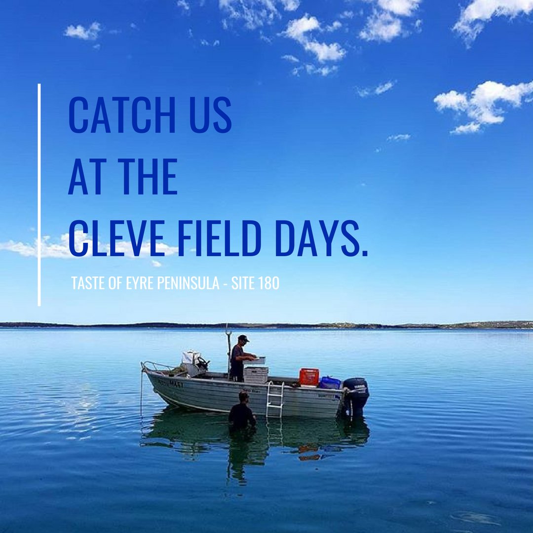 Join us at the Taste of Eyre Peninsula Tafe SA site <a href="/EPFieldDays/">EP Field Days</a> for your chance to win. Tafe SA chef Gavin Ellis will be cooking up Eyre Peninsulas finest seafood from 12-1 and our very own Gavin Myers will be there sharing his knowledge of the local seafood industry.