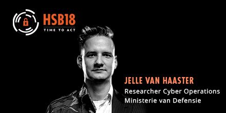 HSB_DINL's tweet image. Ook de &apos;Jonge Ambtenaar van 2018&apos; @jajelle Jelle van Haaster (Researcher Cyber Operations bij Ministerie van Defensie) spreekt op #HSB18 Hoor hem uit over de aanpak van militaire cyber operaties op 27 september. Haal je gratis ticket: buff.ly/2qktKMd #Cyberoperations