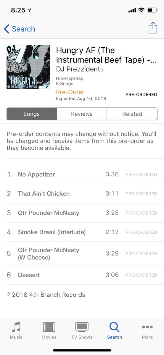 DjPrezzident's tweet photo. Beat tape drops everywhere 8/16 #HUNGRYAF Pre-orders available now https://t.co/opR52182da