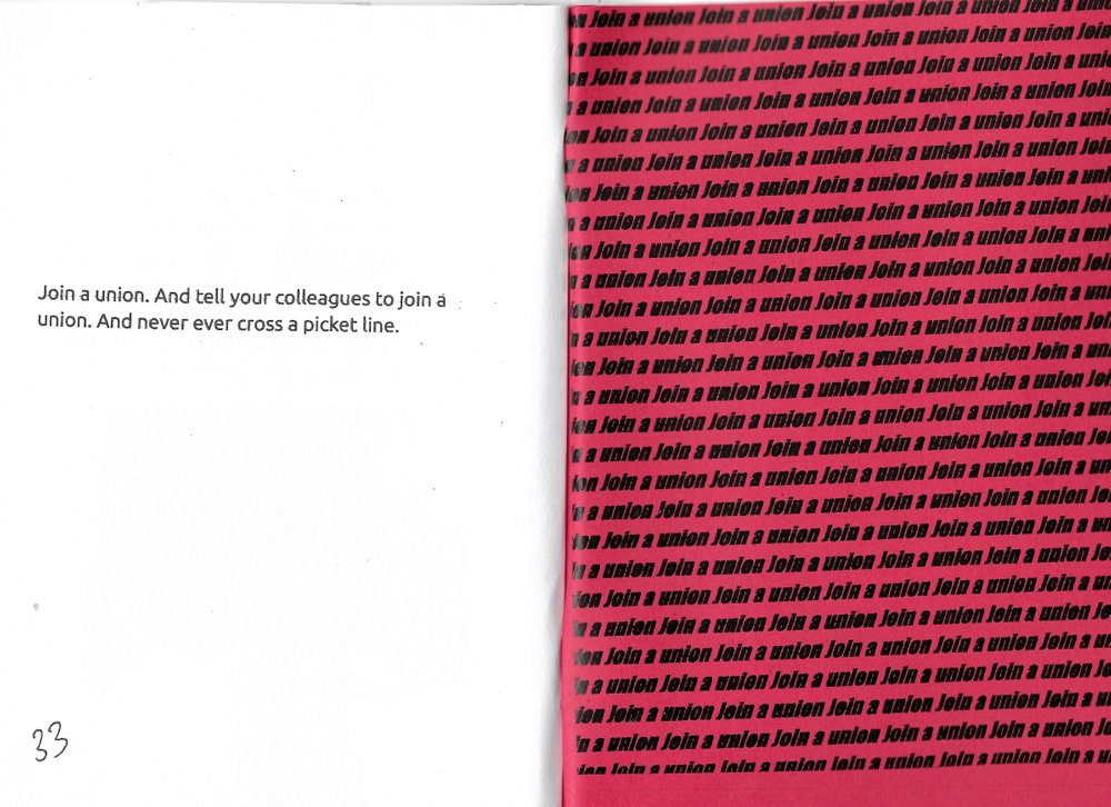 HollyCasio's tweet image. As I get ready to face my third restructure in just 4 years I thought I'd share the very apt final page from my most recent library zine