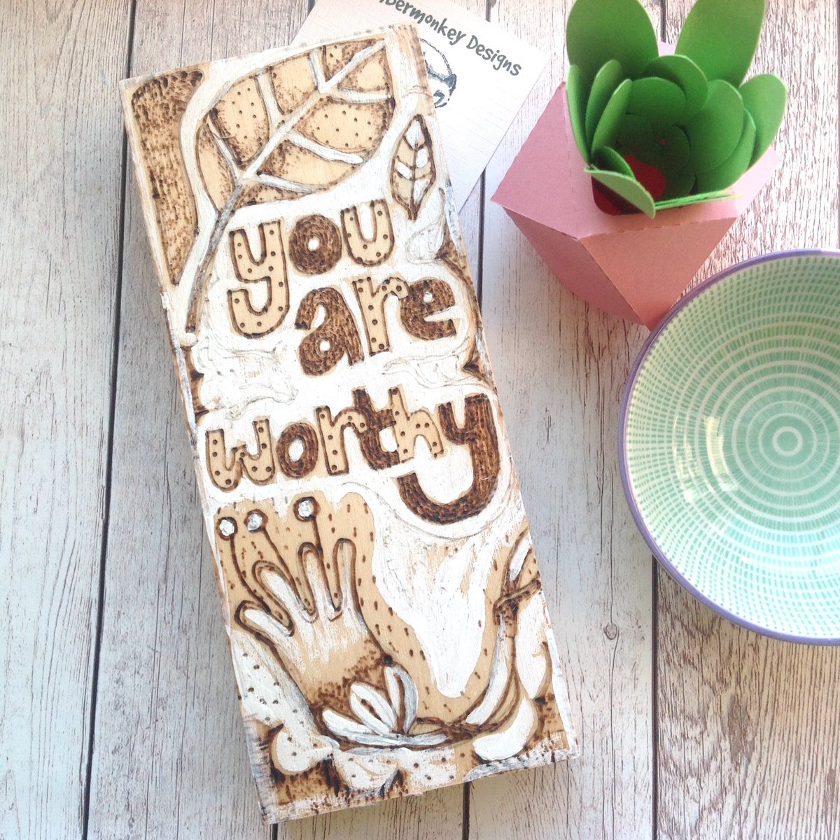 buck_lj's tweet photo. Wood Block Quote, Motivational Desk Sign, Woodburning Art, Rustic Office, Pyrography, Mindfulness Gift, Positive Room Decor, Friend Gift. https://t.co/ZLV6gNwmzH #Etsy #Slumbermonkey #MotivationalSign https://t.co/qP4GUBLWBy