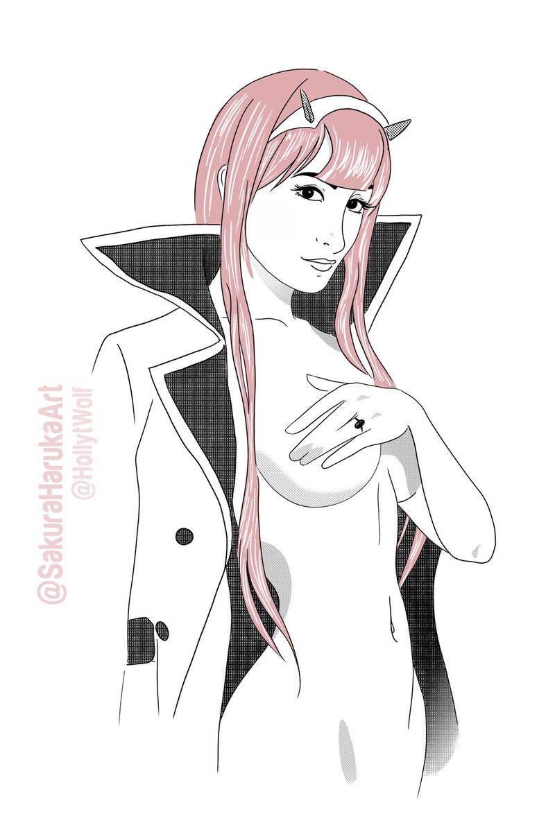 EcchiSandwich's tweet photo. One of my all time favorite cosplayers @HollytWolf π who should I draw next? Plz drop my new IG a follow everyone! π€ and Hollyβs backup while hers is down! @hollywolfirl xoxo #patreonartist #DarlinginthefranXX #hollytwolf https://t.co/hT1Cjh4B1q