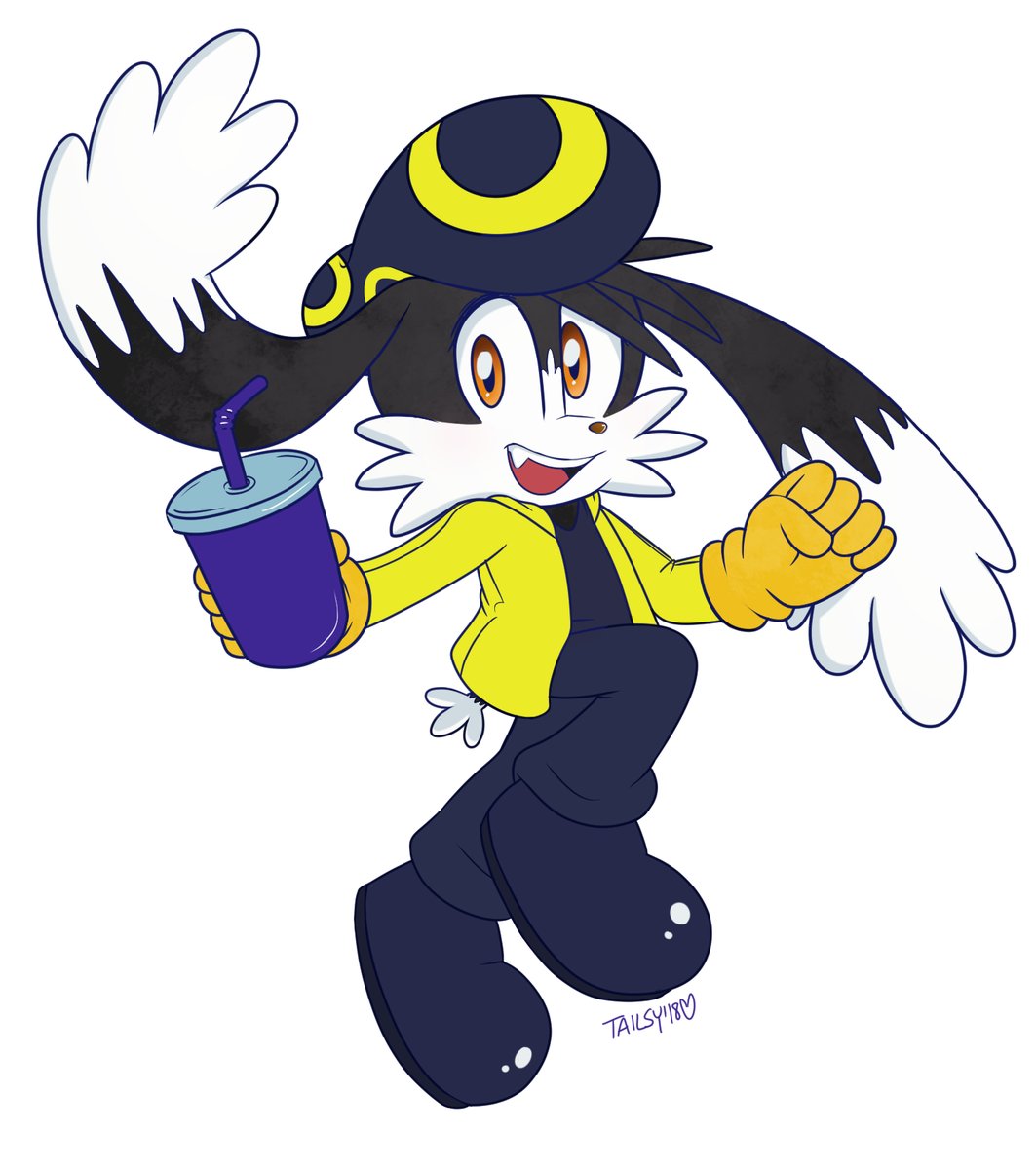 Klonoa in Wii outfit, art by. 