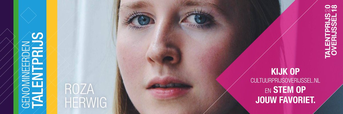 Is Roza jouw favoriet voor de Talentprijs Overijssel 2018? 😀 Stem dan snel via cultuurprijsoverijssel.nl #CPO18