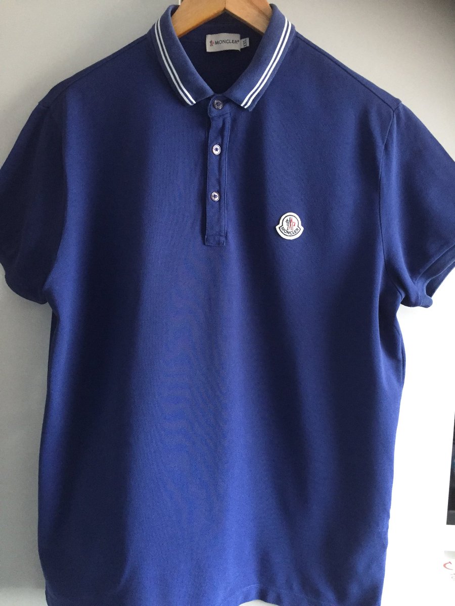 royal blue moncler polo