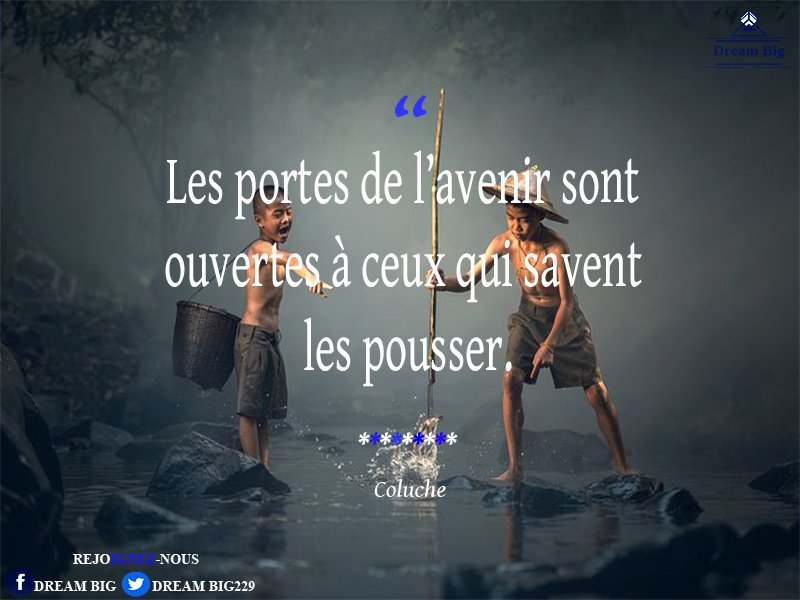 DreamBig229's tweet photo. Nouveau jour,  nouveau défit à relever... L'équipe #DREAM_BIG souhaite à tout un chacun une excellente journée de réalisation.
@citations @Motivation @PenseesdeFilles @FemmesEtPros @DreamBig229 @FleurHessou https://t.co/IYsgKCEsoN