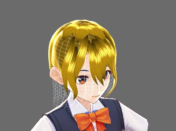 キャラデザついでに使ってみたVroid 