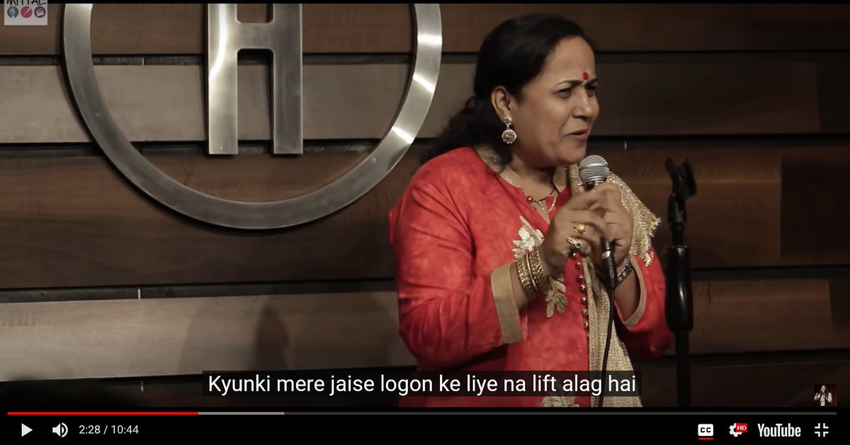haramitheatre's tweet photo. Surely this is the most devastating joke an Indian stand-up comic has made. The nervous silence in the room at this point (2.22) is more telling than laughter https://t.co/K1Lm7s8IGj https://t.co/IMXxxOzDRw