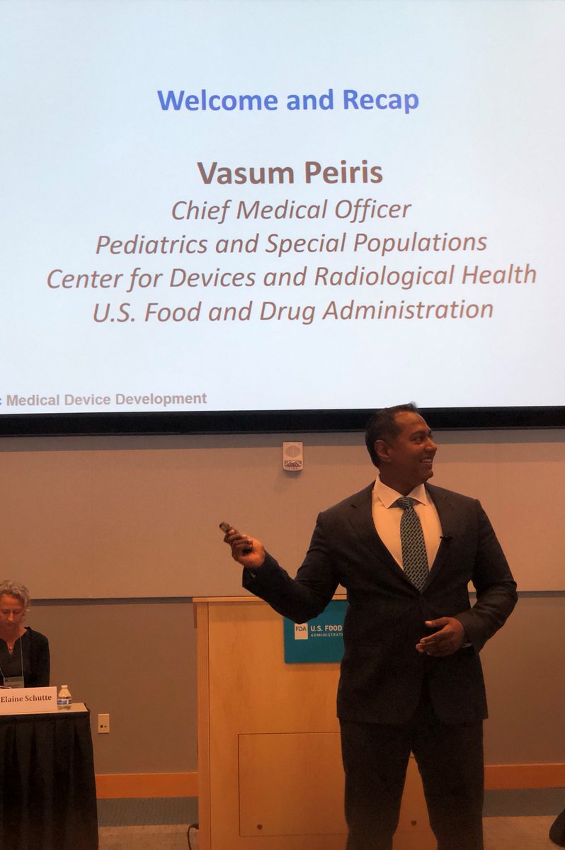 Looking forward to another thought-provoking day here at the Pediatric Medical Device Development Workshop #devices4kids