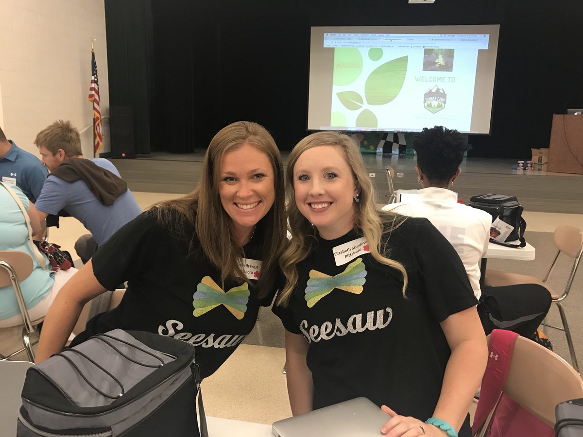 PboroElementary's tweet image. So many 🐼 Ts @ DISC #SummerCamp @ChathamCoSch ready to #IgniteCCS &amp;amp; empower learners for #PES1819!! #PandaProud