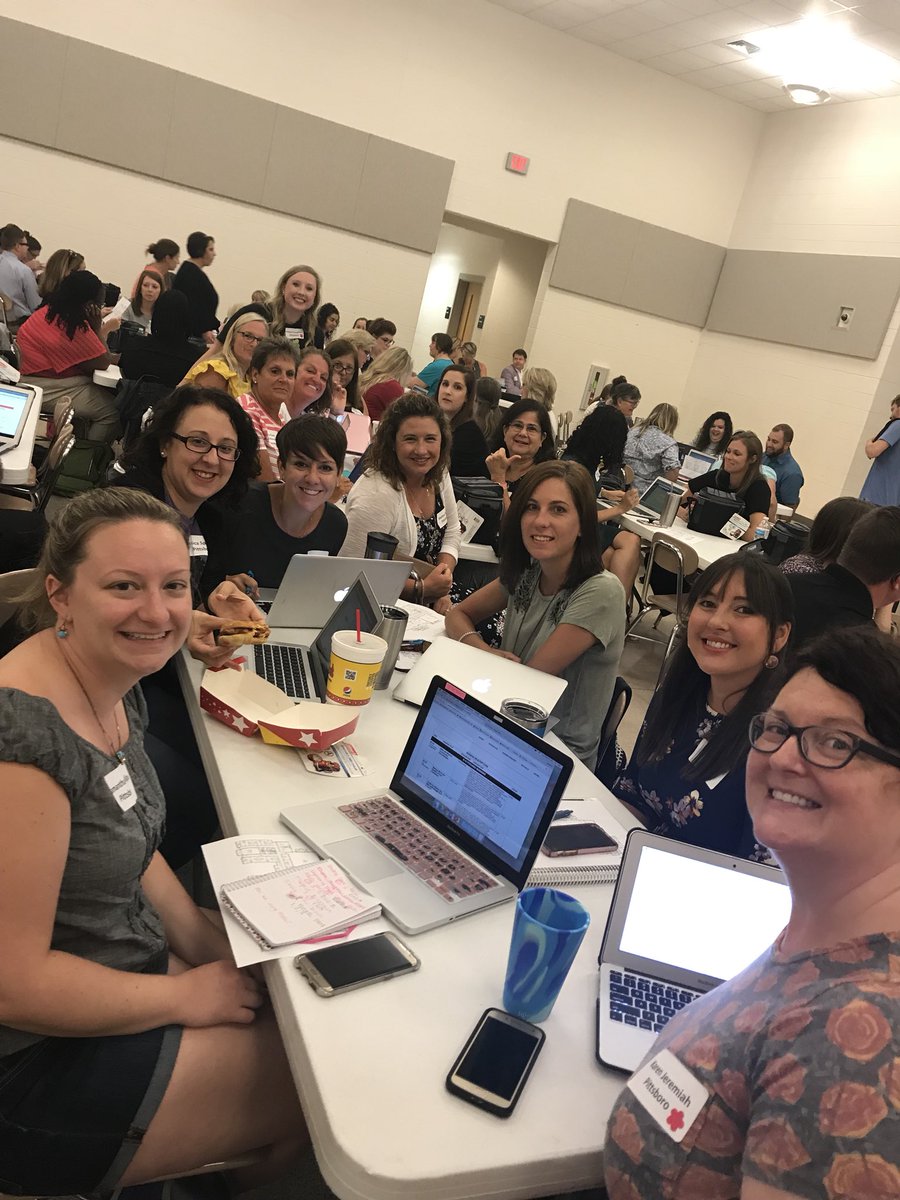 PboroElementary's tweet image. So many 🐼 Ts @ DISC #SummerCamp @ChathamCoSch ready to #IgniteCCS &amp;amp; empower learners for #PES1819!! #PandaProud