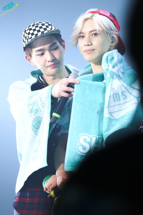 leaderjinki0525's tweet photo. "He(Jinki) gave his all yet was able to show his better side, i feel that as the leader, he has shown a lot(of values), that makes me respect him" ~ Taemin https://t.co/QoiSxQfYQq