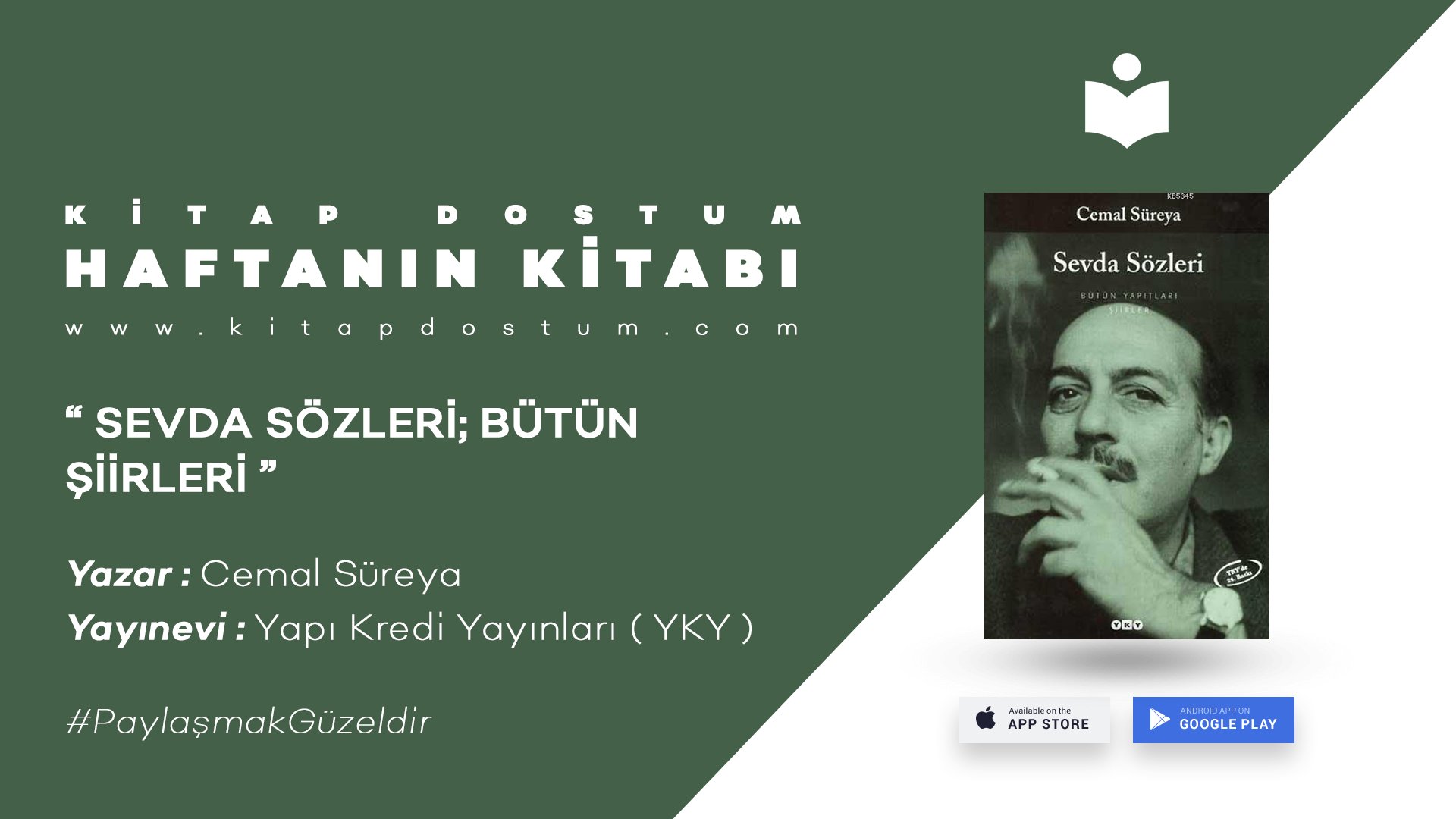 Sevda Sozleri Cemal Sureya Yapi Kredi Yayinlari 9789753634564