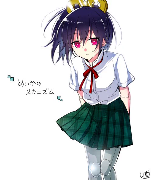 めいか16話本日から更新始まりました〜!海回です!よろしくお願いします!前回足の方まで微妙に描けなかったのですが、通常時タイツの下は機械丸出しという自分的設定があります…足の付け根からメタリック 