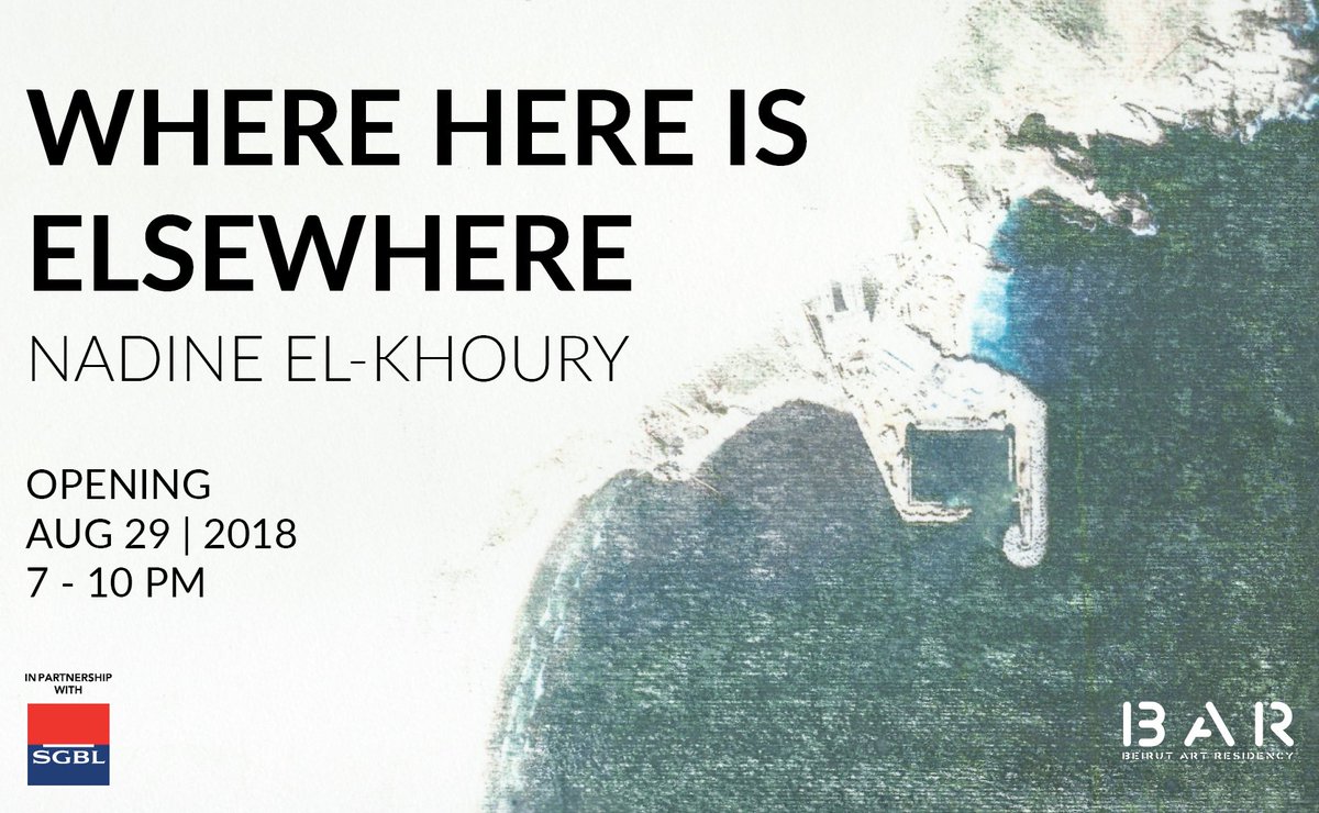 BAR_Beirut's tweet photo. We're thrilled to announce Nadine El Khoury as the featured artist of the 2018 August Show! Supported by @SGBLbank #nadineelkhoury #theaugustshow https://t.co/0PRUeUOjQC