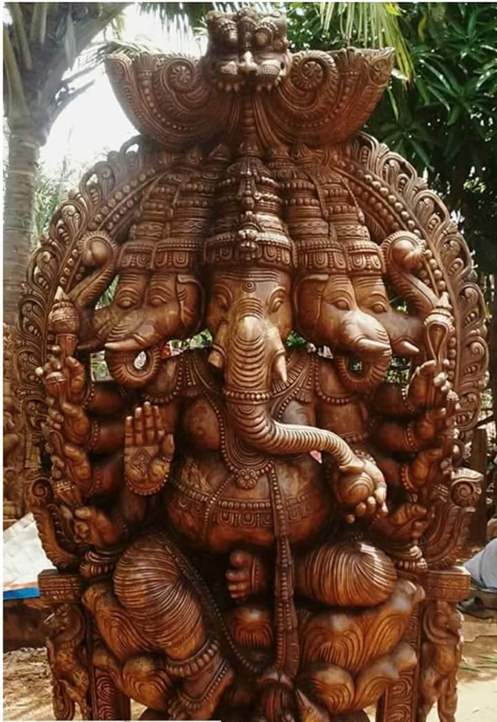  #LordGaneshSanskrit word to denote elephant is ‘Gaja’.Hence the name Gajanana or Gajamukha for Ganapati. But the word ‘Gaja’ has a deeper connotation. ‘Ga’ indicates ‘Gati’, the final goal towards which the entire creation is moving. ‘Ja’ stands for ‘Janma’ or birth or origin.