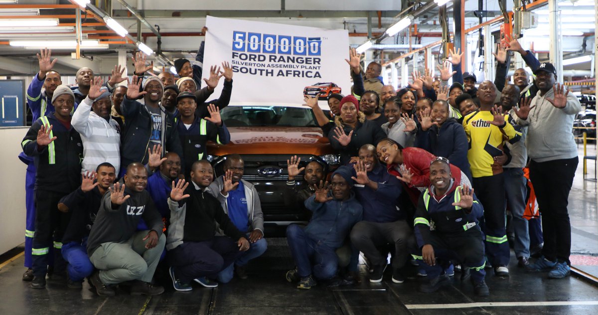 Built proudly by South Africans, the 500 000th Ranger has rolled off the line!