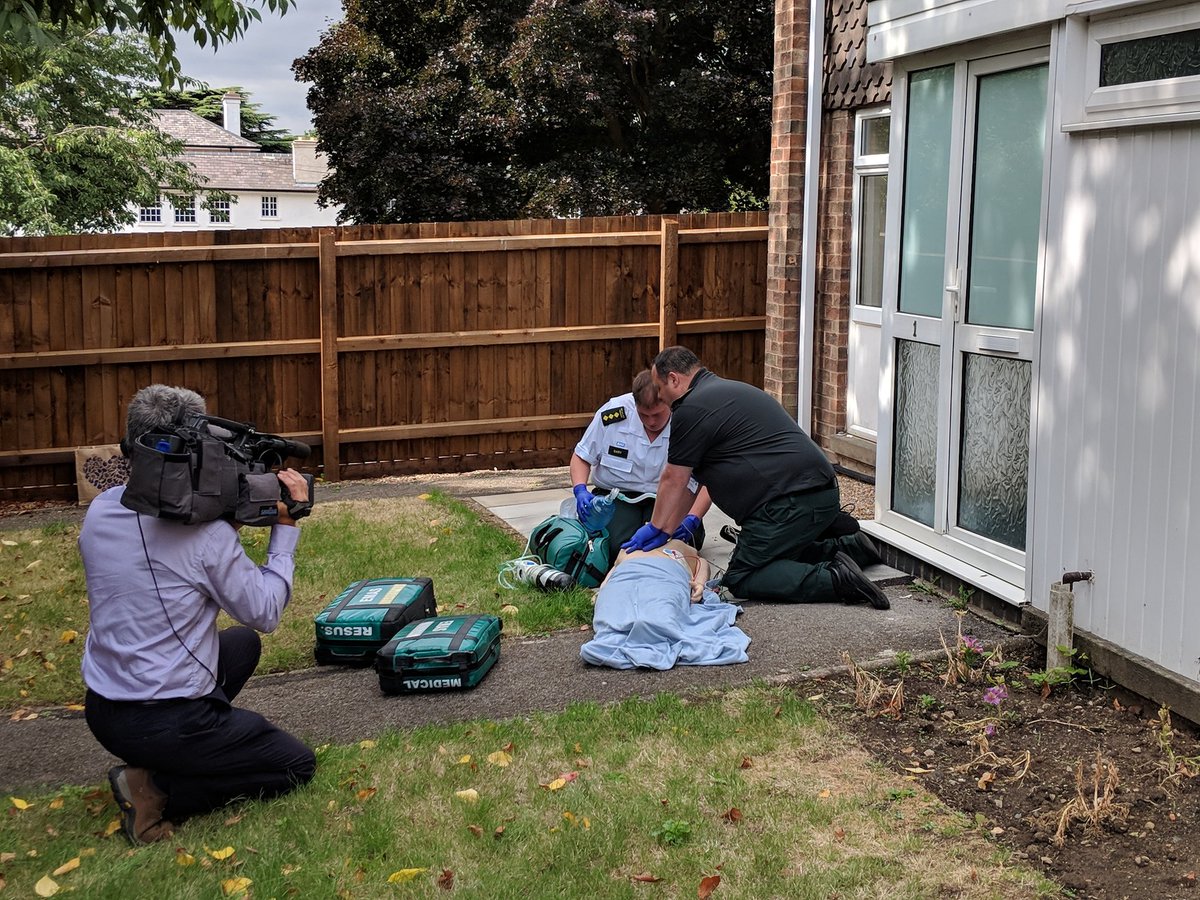 Another morning at <a href="/TrentUni/">Nottingham Trent University</a> filming for the TV interviews of the new <a href="/EMASNHSTrust/">East Midlands Ambulance Service NHS Trust</a> education centre launch. Thanks to all involved including <a href="/fallenhole/">Neil White</a> and <a href="/hill_rowenahill/">Prof Rowena Hill MBE</a> 👍
