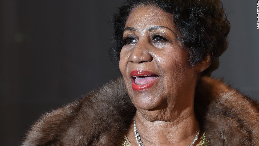 CNN's tweet image. Aretha Franklin, the "Queen of Soul," is in hospice care at her home, a source close to the 76-year-old singer says cnn.it/2MrA4O3