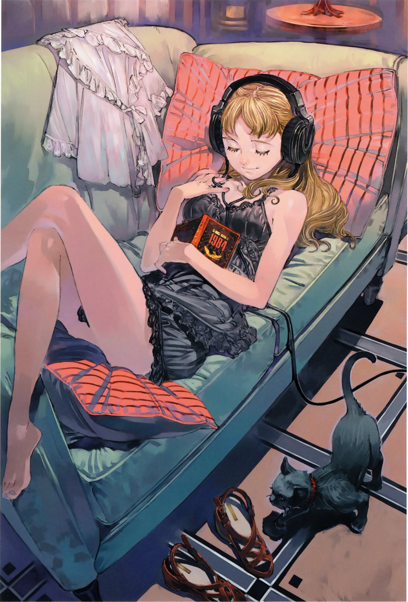 Otaku S Art Original Illustration Made By Yoh Yoshinari In Collaboration With Ultrasone Edition8 First Published In ヘッドフォン少女画報 Headphone Shojo Gahou 09 T Co Xmabs7nyqg